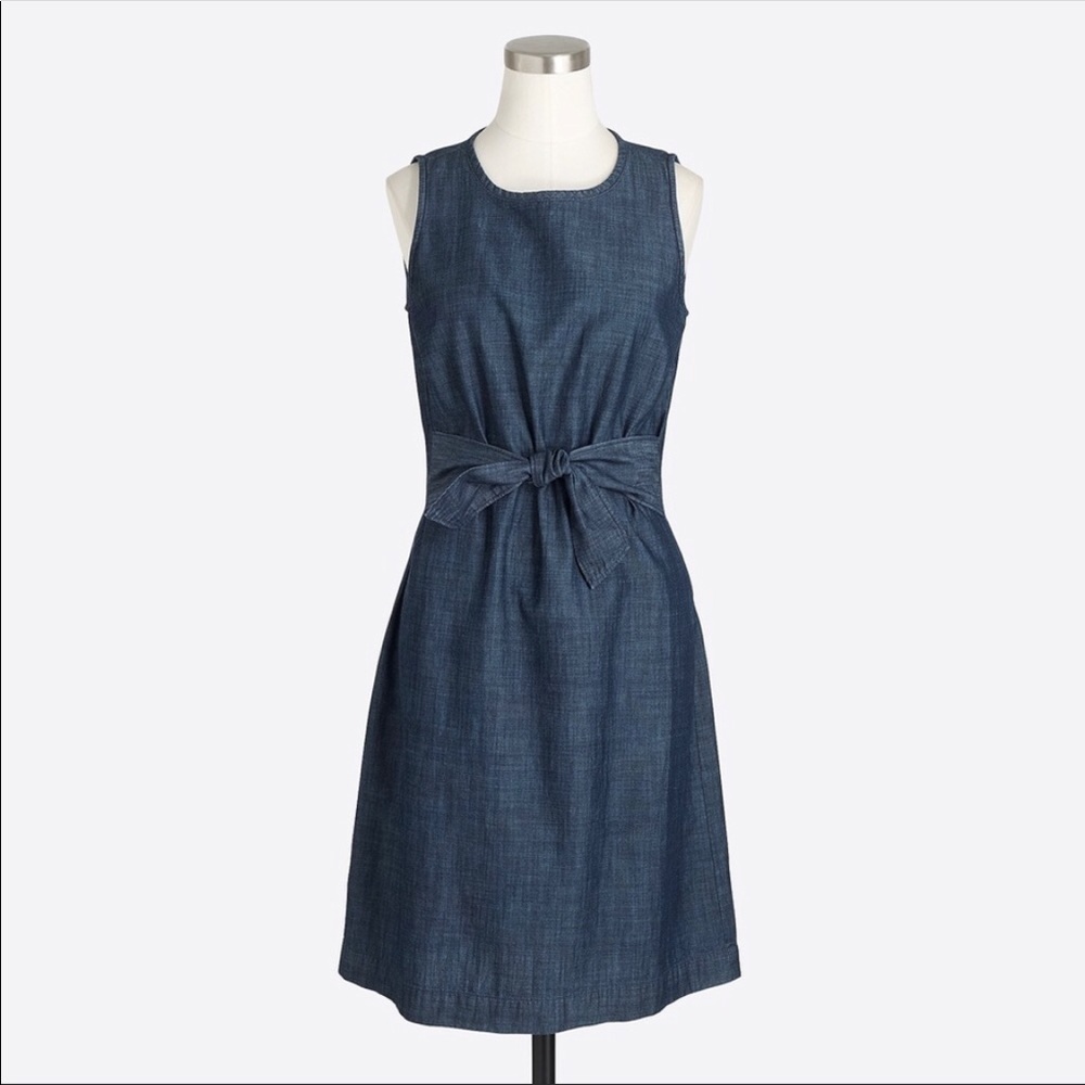 J. Crew Chambray Dress